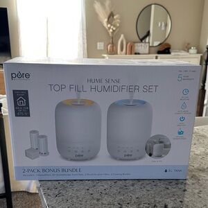 Pure Enrichment Top Fill Humidifier Set - White
